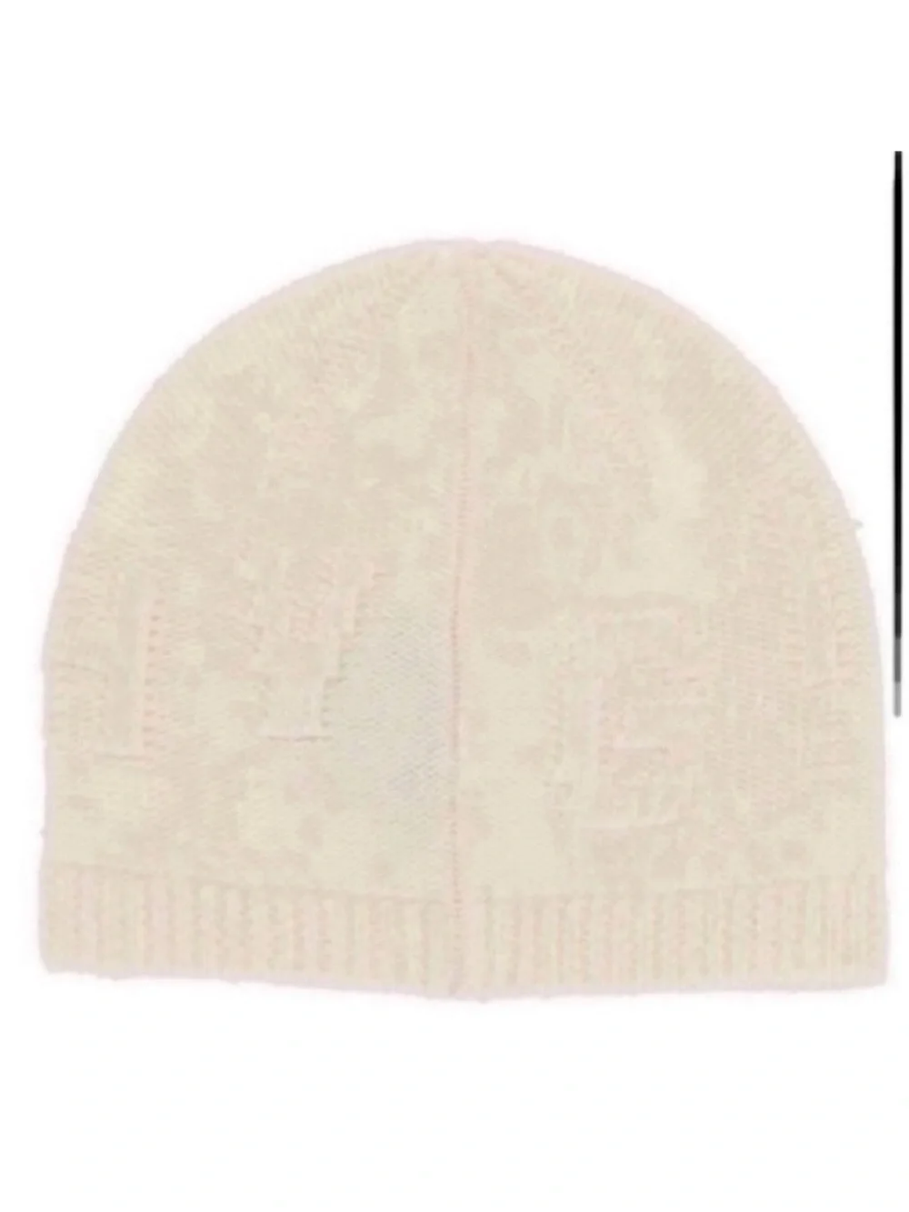 Givenchy Ivory White Knit Beanie Hat